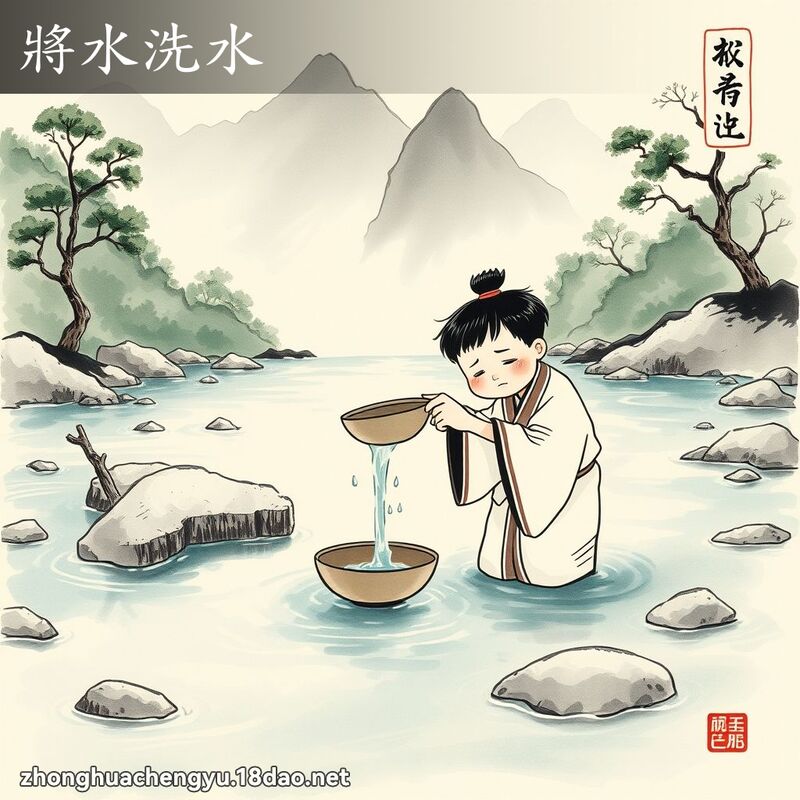 將水洗水 配图