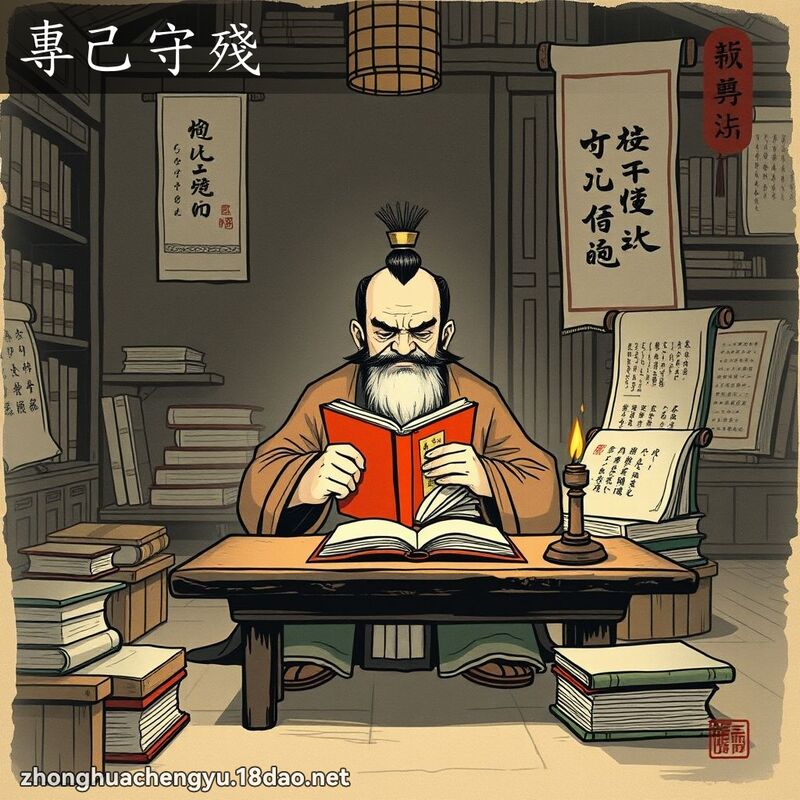 專己守殘 配图