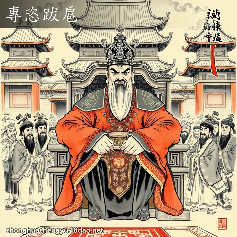 专恣跋扈 - 中华成语配图