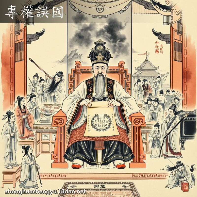 专权误国 - 中华成语配图