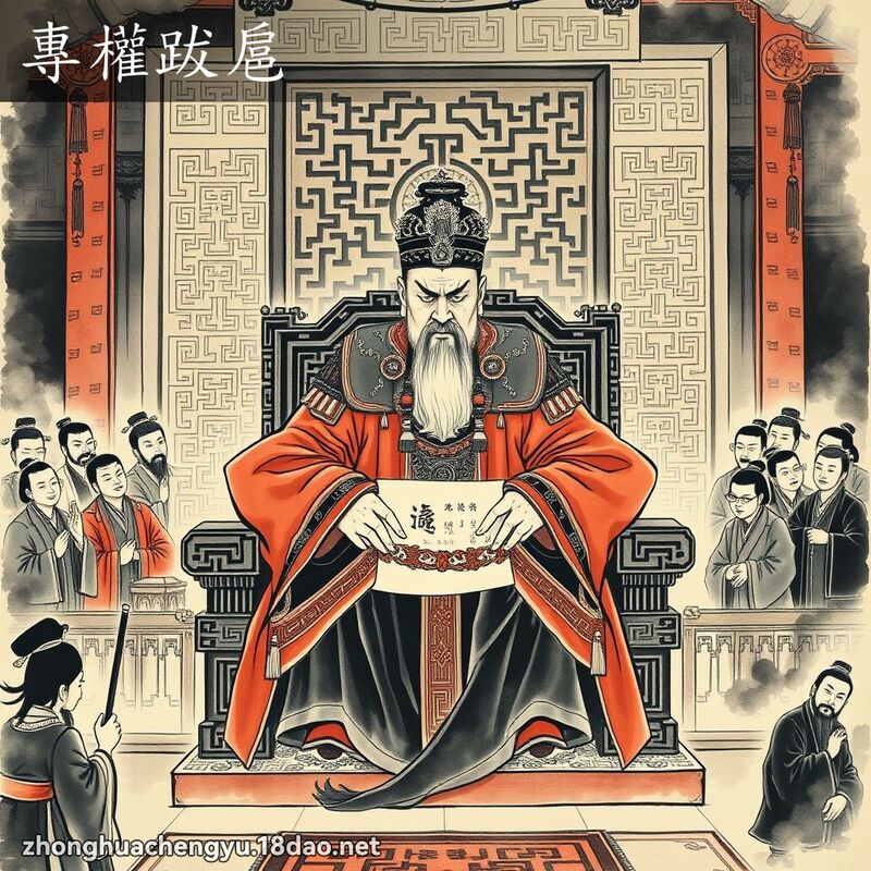 专权跋扈 - 中华成语配图