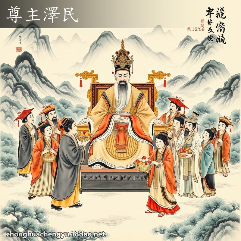 尊主澤民 配图