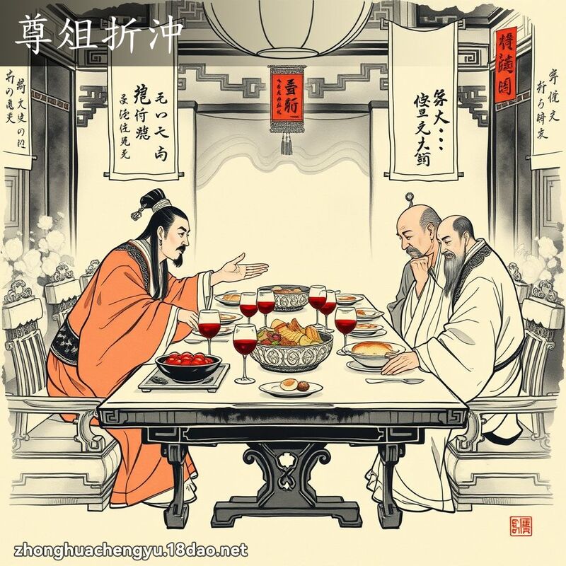 尊俎折沖 配图