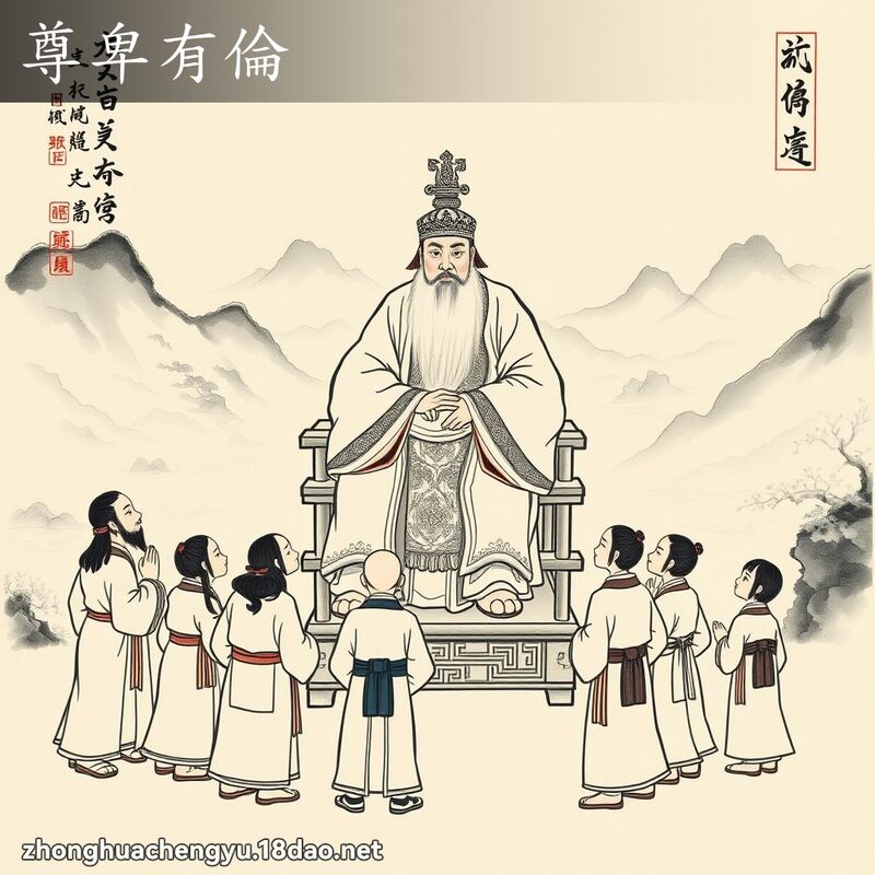 尊卑有倫 配图