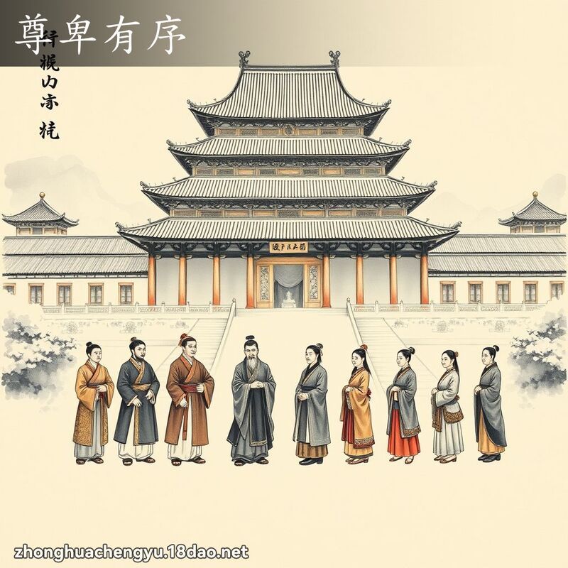 尊卑有序 配图