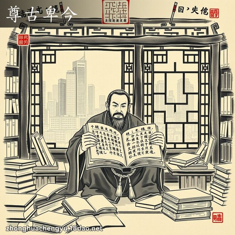 尊古卑今 配图