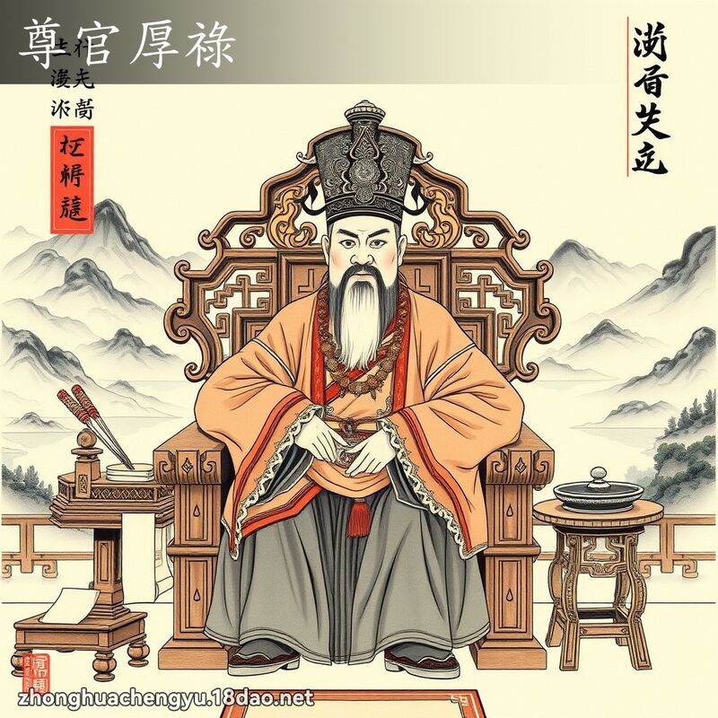尊官厚祿 配图