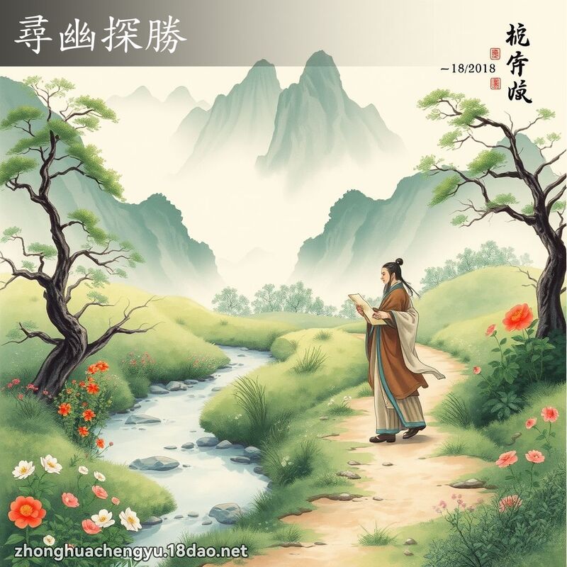 尋幽探勝 配图