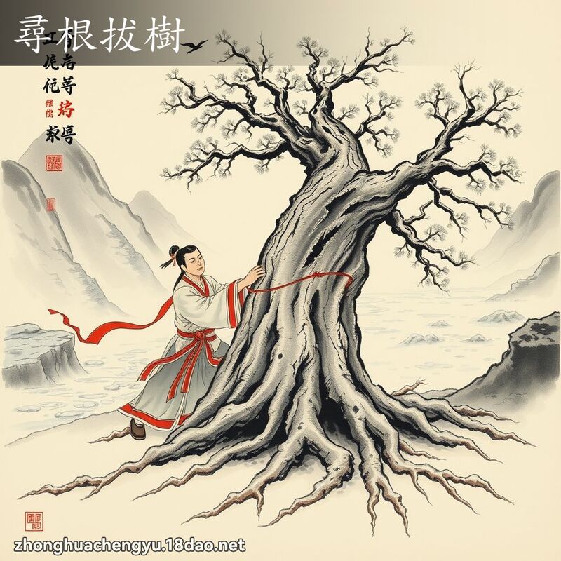 尋根拔樹 配图