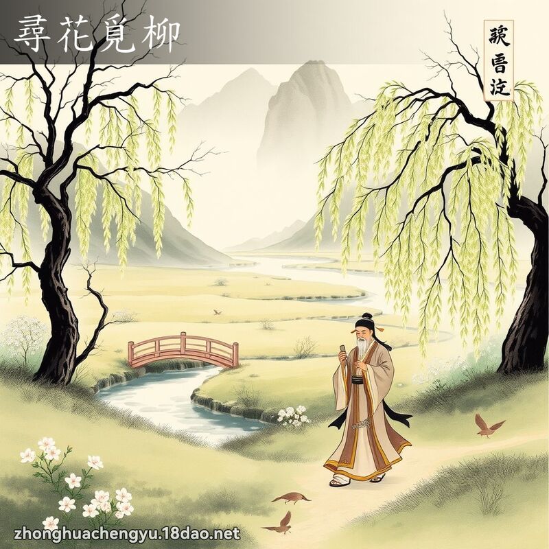 尋花覓柳 配图
