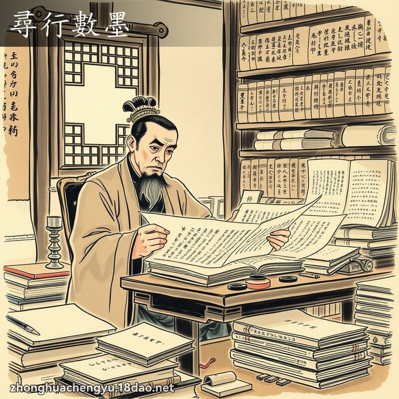 尋行數墨 配图