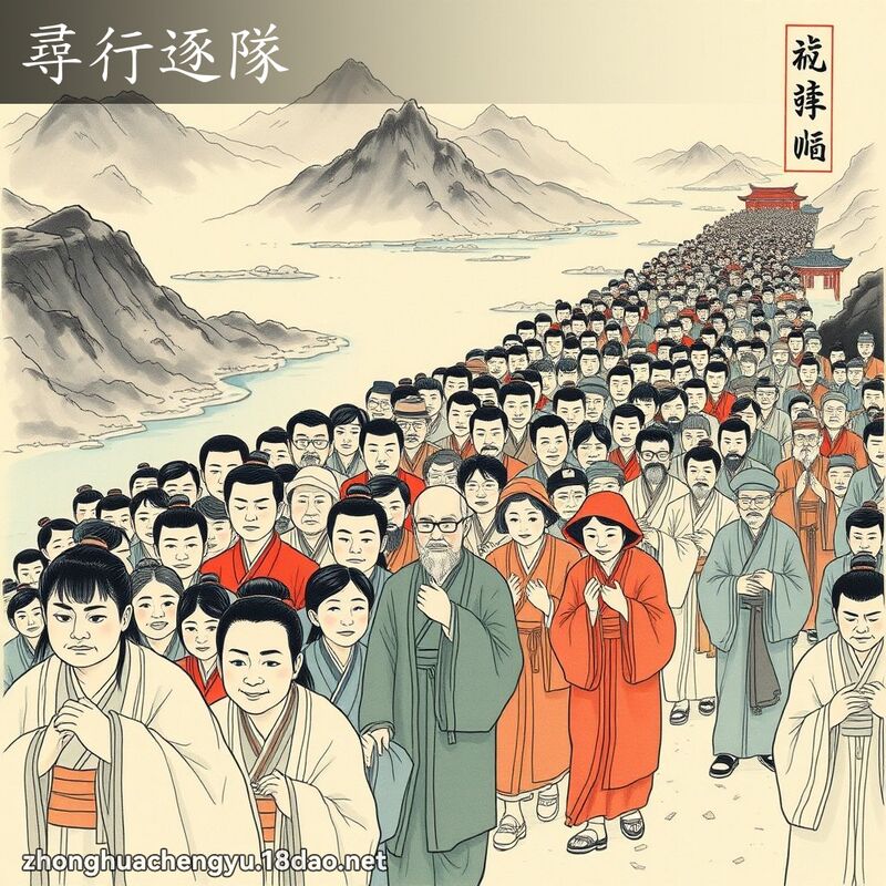 尋行逐隊 配图