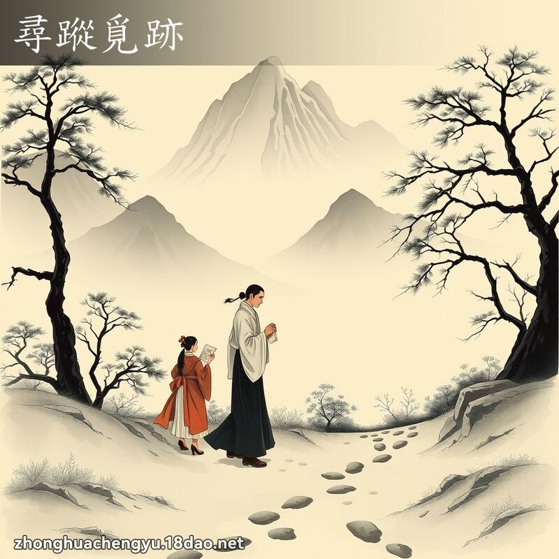 寻踪觅跡 - 中华成语配图