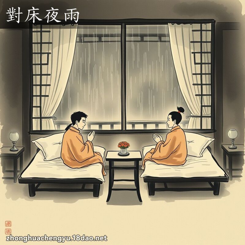 對床夜雨 配图