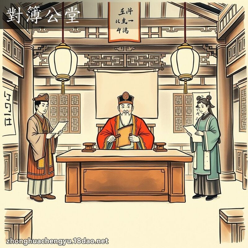 對簿公堂 配图