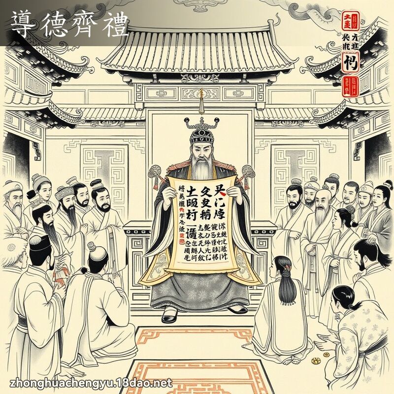 導德齊禮 配图
