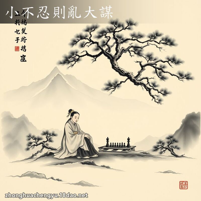 小不忍則亂大謀 配图