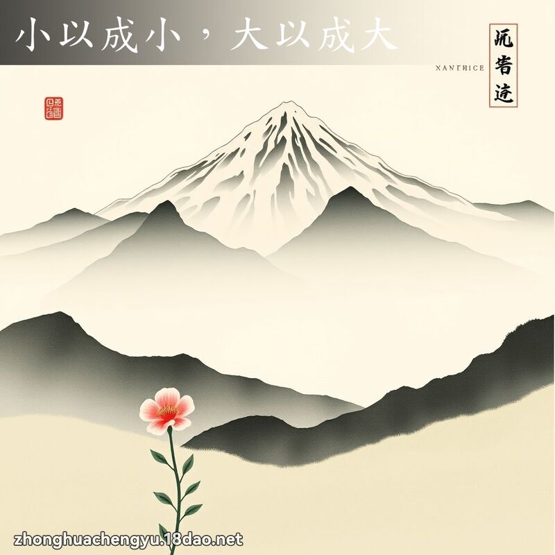 小以成小,大以成大 配图