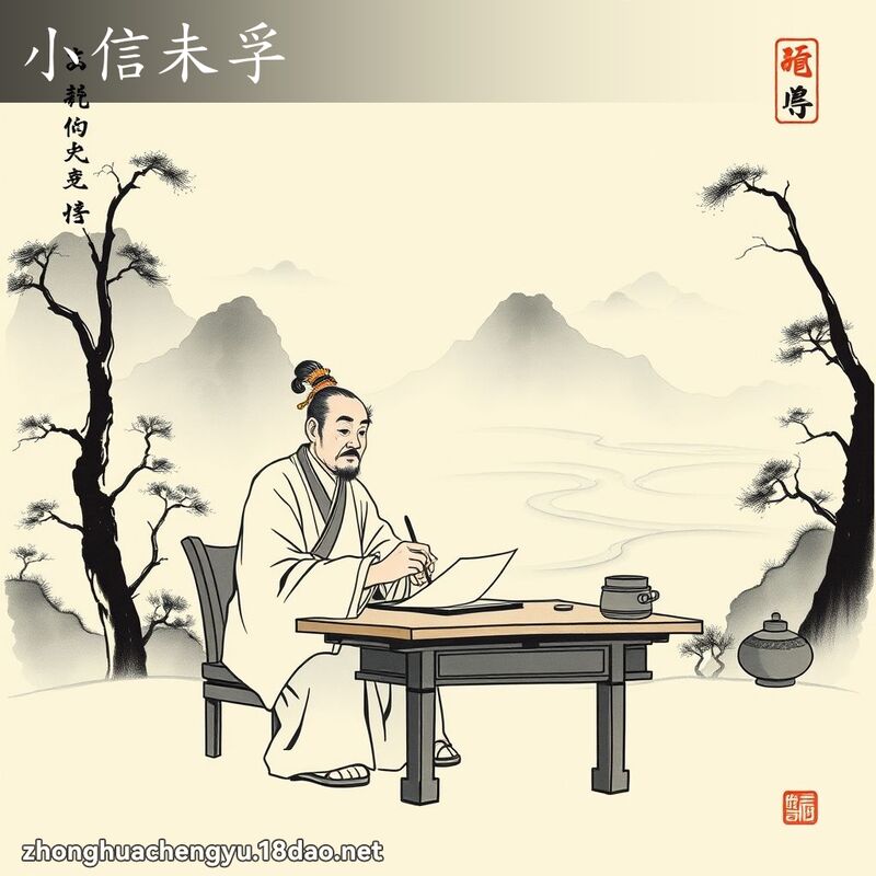 小信未孚 配图