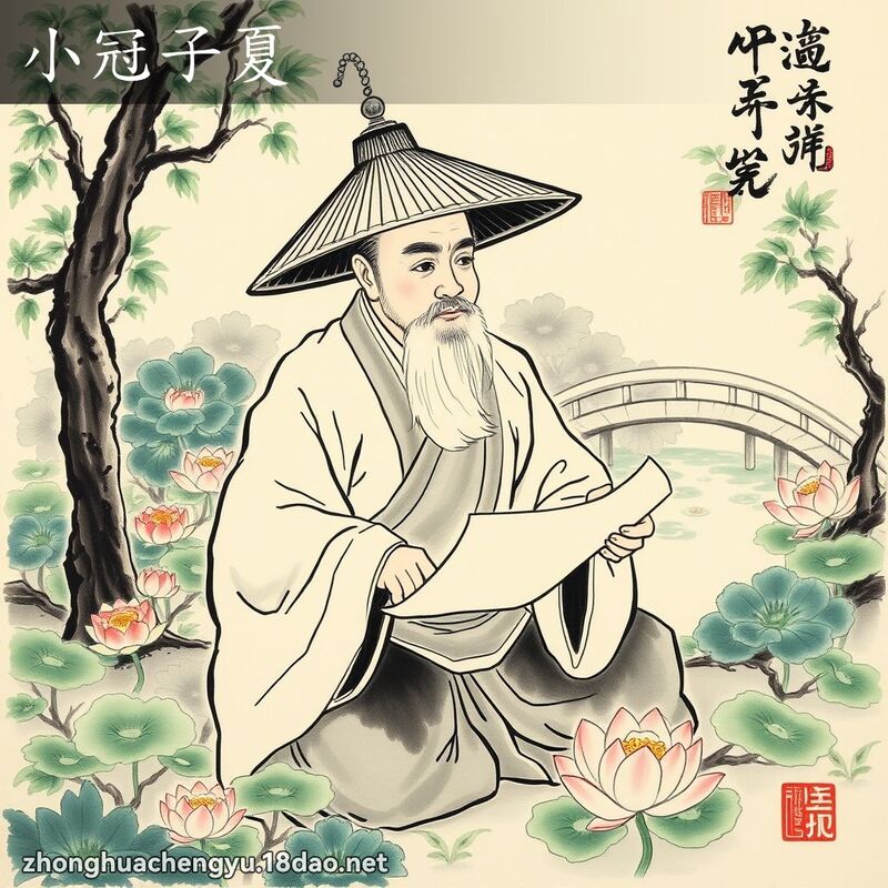 小冠子夏 配图