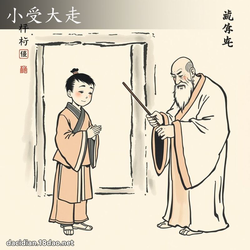 小受大走 - 中華成語配圖