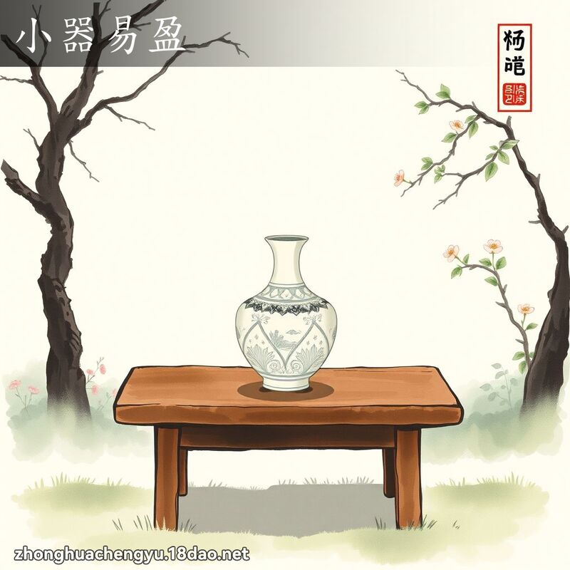 小器易盈 - 中華成語配圖