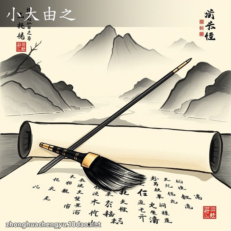小大由之 - 中華成語配圖