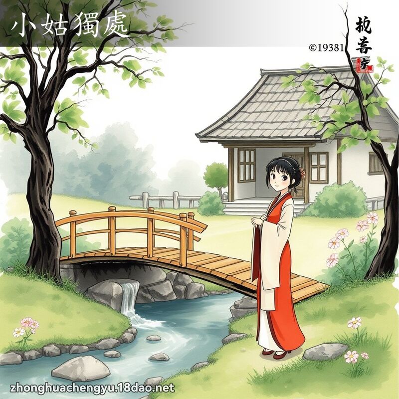 小姑獨處 配图