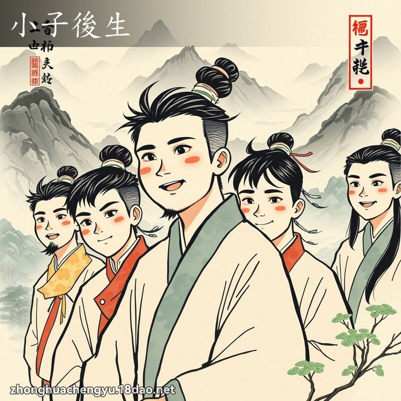 小子後生 配图