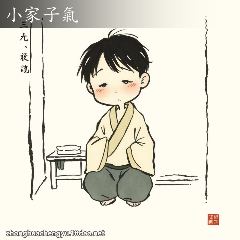 小家子气 - 中华成语配图