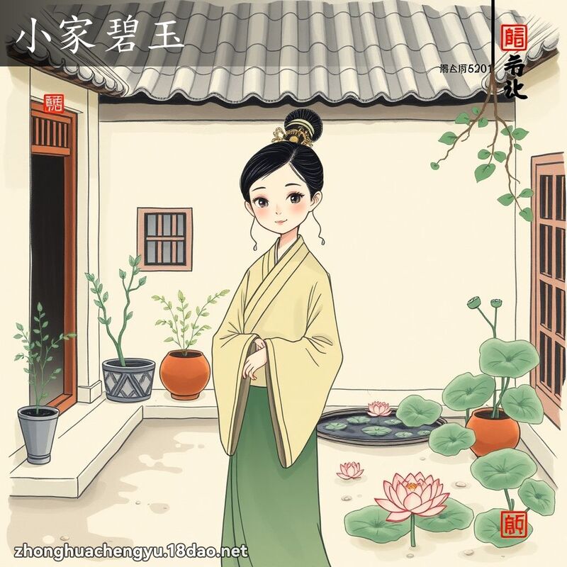 小家碧玉 - 中华成语配图
