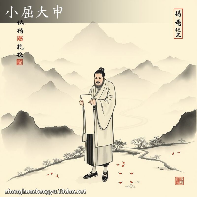 小屈大申 - 中华成语配图