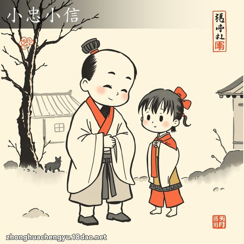 小忠小信 配图