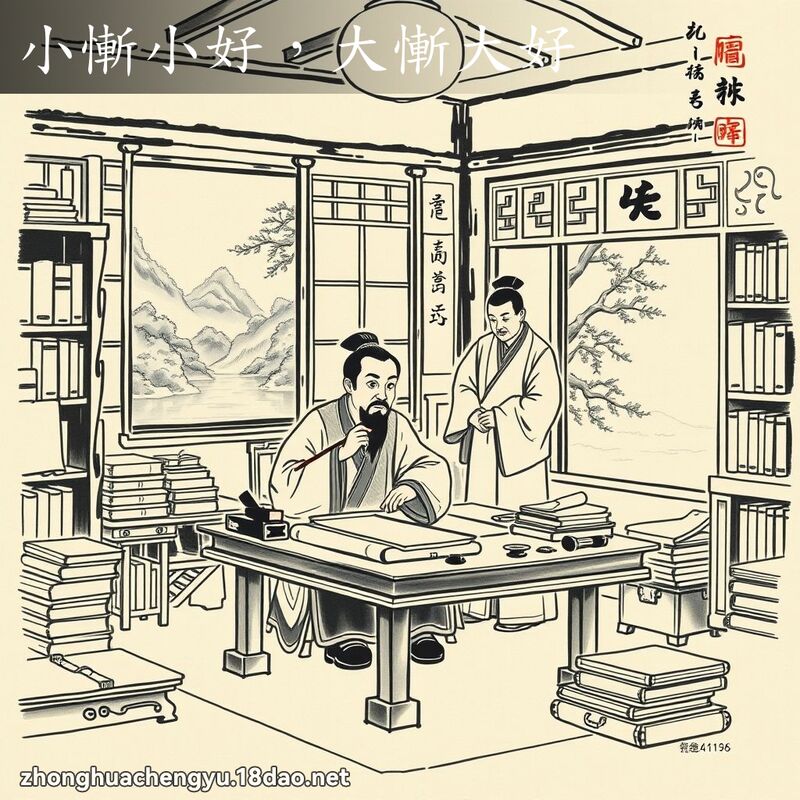 小慚小好,大慚大好 配图