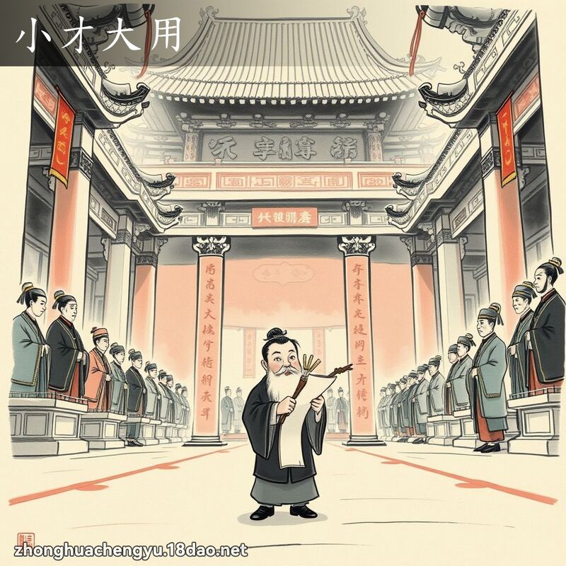 小才大用 配图