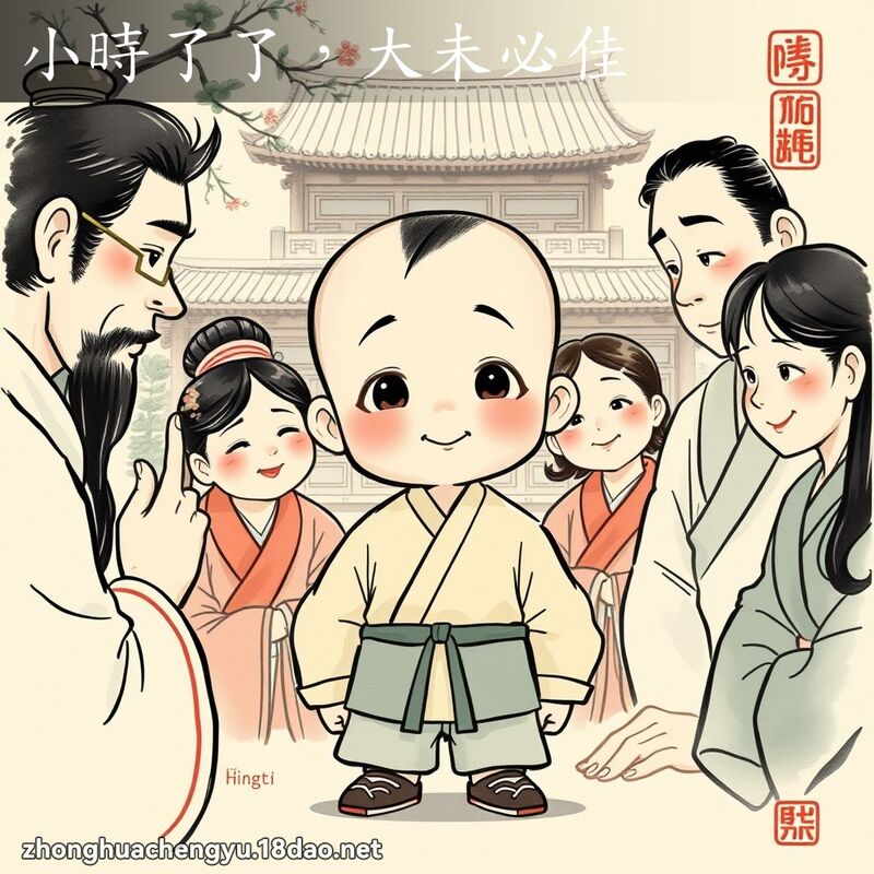 小時了了,大未必佳 配图