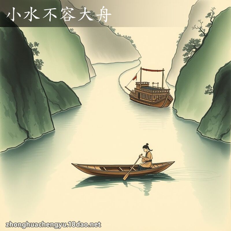 小水不容大舟 配图