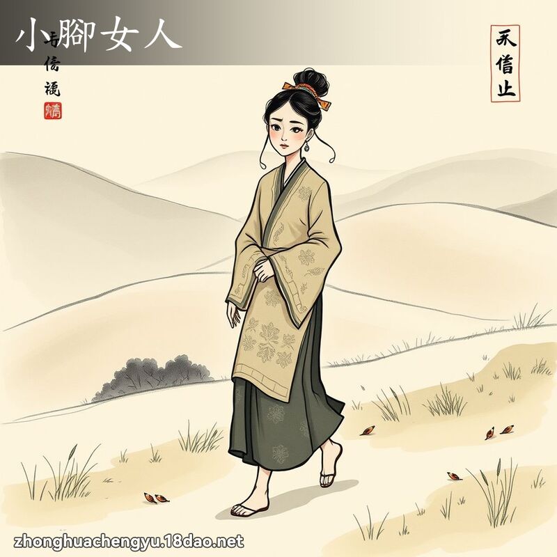 小腳女人 配图