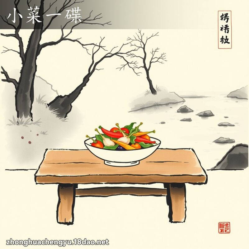 小菜一碟 配图