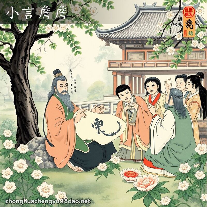 小言詹詹 - 中華成語配圖