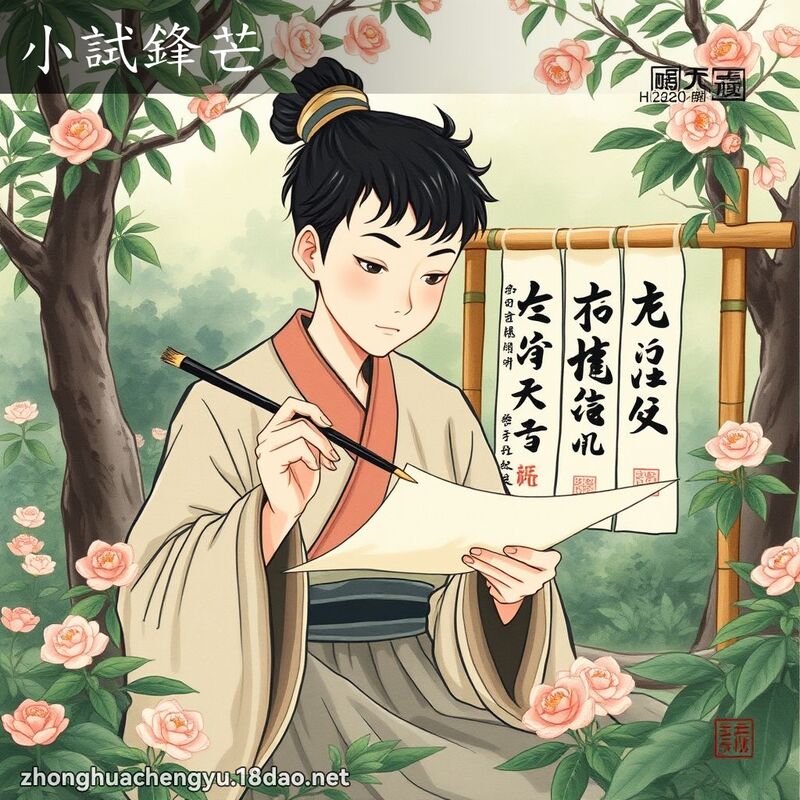 小試鋒芒 配图