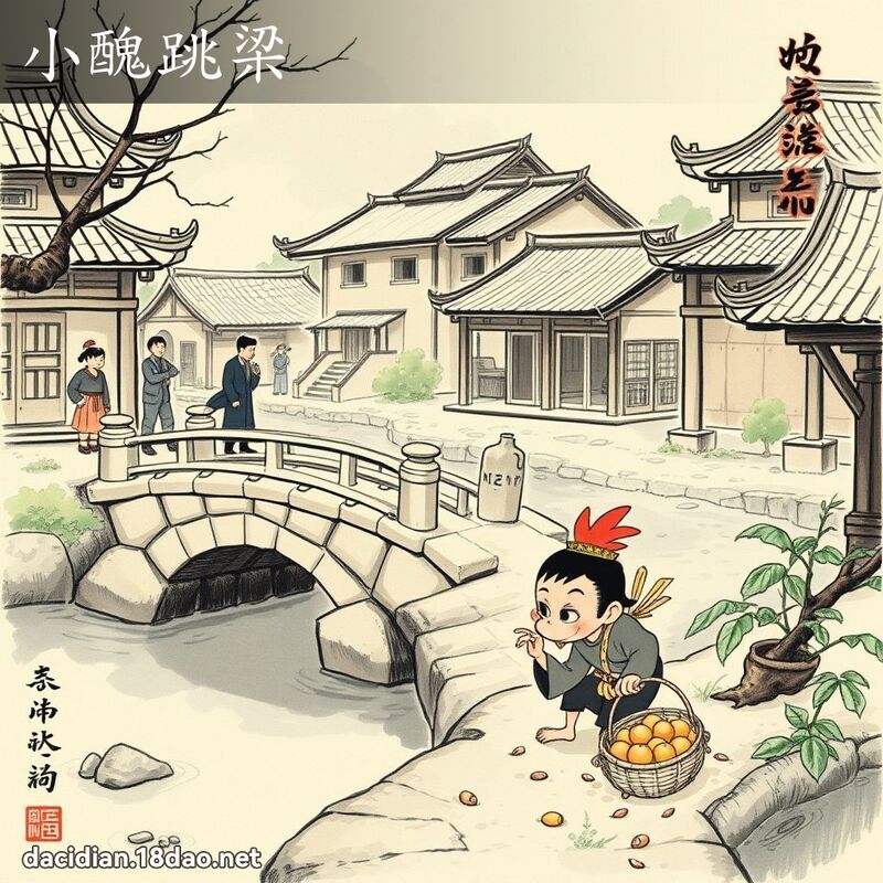 小醜跳梁 - 中華成語配圖