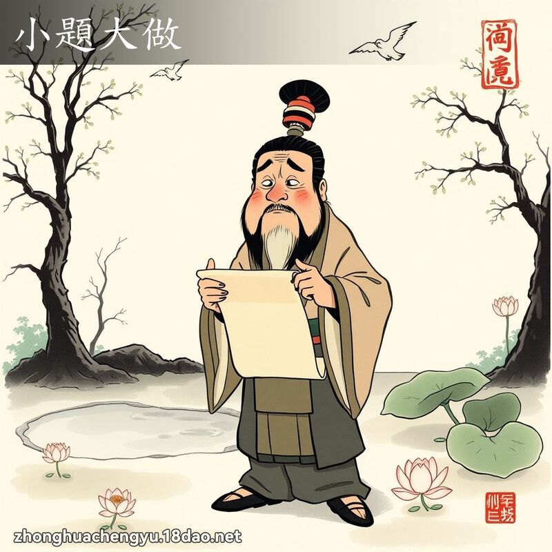 小題大做 - 中華成語配圖