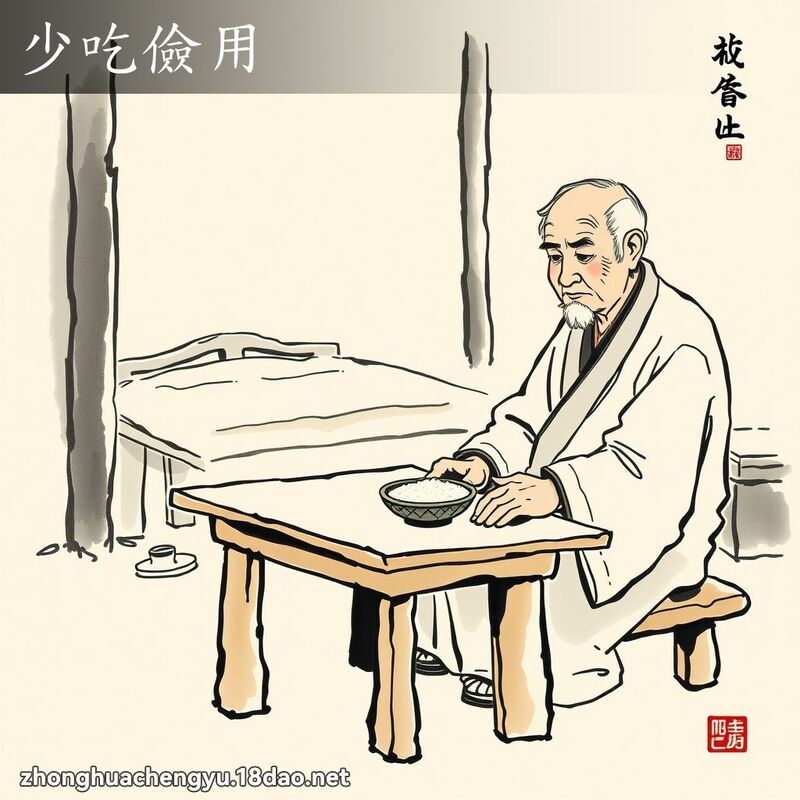 少吃儉用 配图