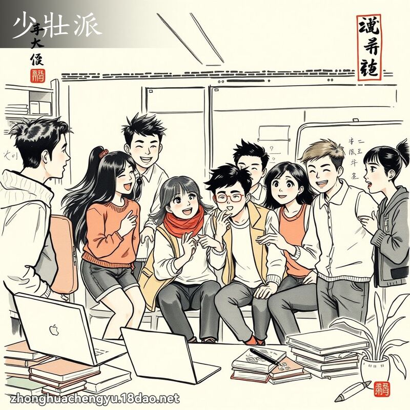 少壯派 配图