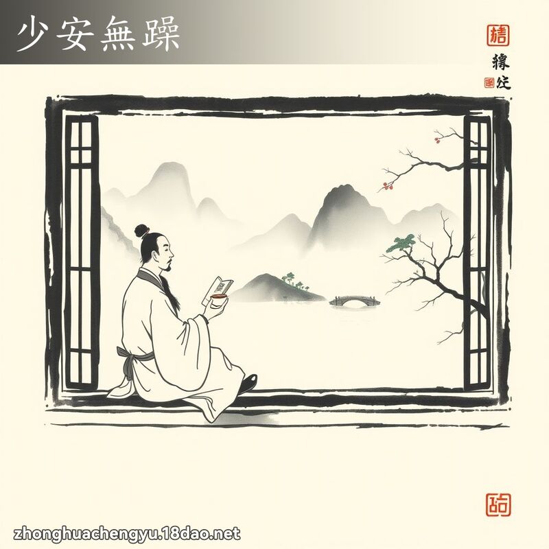 少安無躁 配图