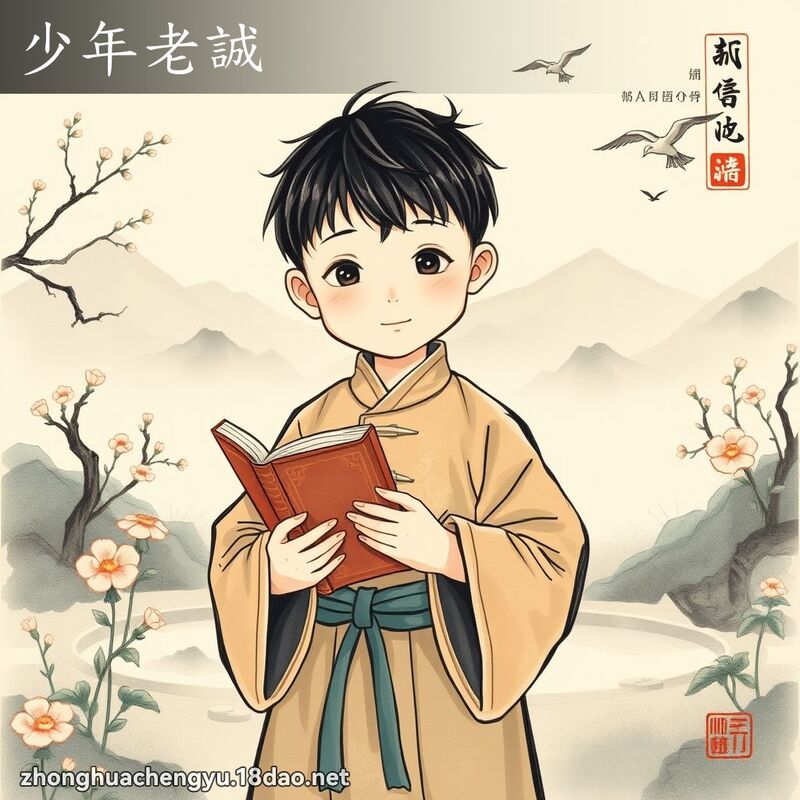 少年老誠 配图