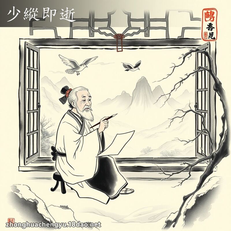 少縱即逝 配图