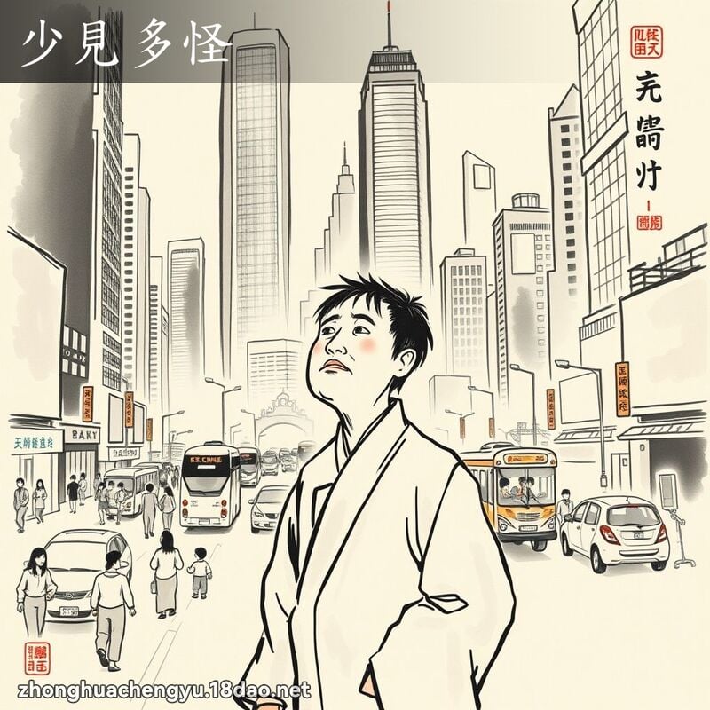 少見多怪 配图