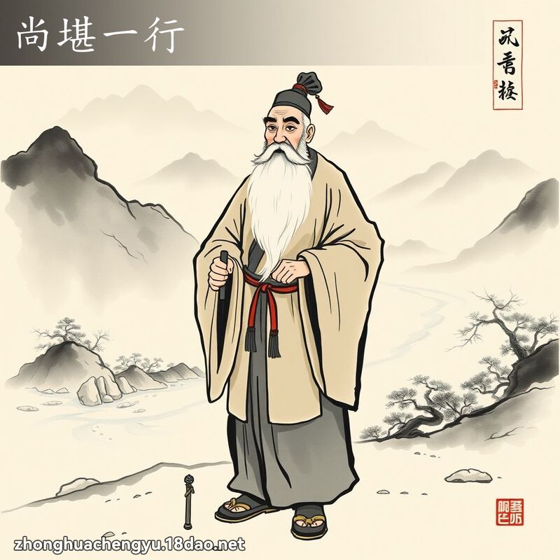 尚堪一行 配图